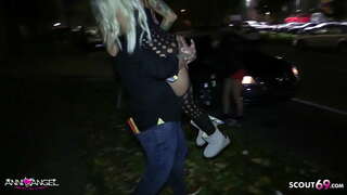 Horny slank bombe Anni Angel Klip i bil fra Brugeren fucked