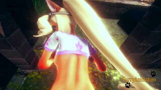 ���્રેશ ઘૂસ રુંવાટીદાર એનિમેટેડ અશ્લીલ સાહિત્ય - કોકો હાર્ડ સેક્સ