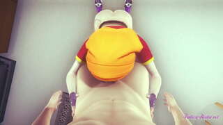 Драгон Болл Хентай - точка зрения Пан о буби-джобе, сосании и проникновении